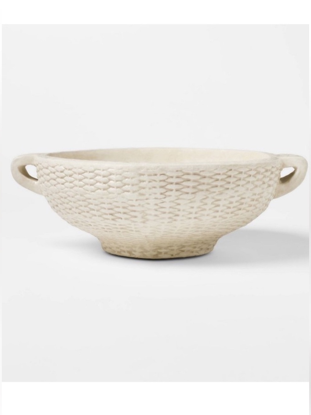 NWT Threshold x Studio McGee Haile Cream Ceramic Serving Bowl with Handles